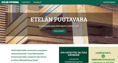 Desktop Screenshot of etelanpuutavara.fi