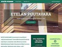 Tablet Screenshot of etelanpuutavara.fi